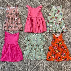 H&M Spring & Summer Dress Collection - Unicorns/Bunnies/Floral - Size 5T/6